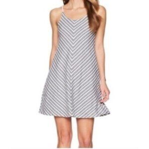 Prana Dress Seacost Black White Dress Sleeveless